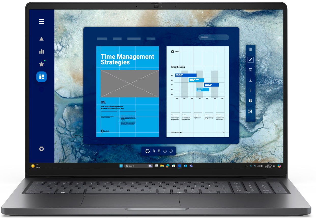 Dell Pro 16/ PC16255/ R5-220/ 16"/ WUXGA/ 8GB/ 512GB/ AMD int/ W11P/ Gray/ 3R NBD 
