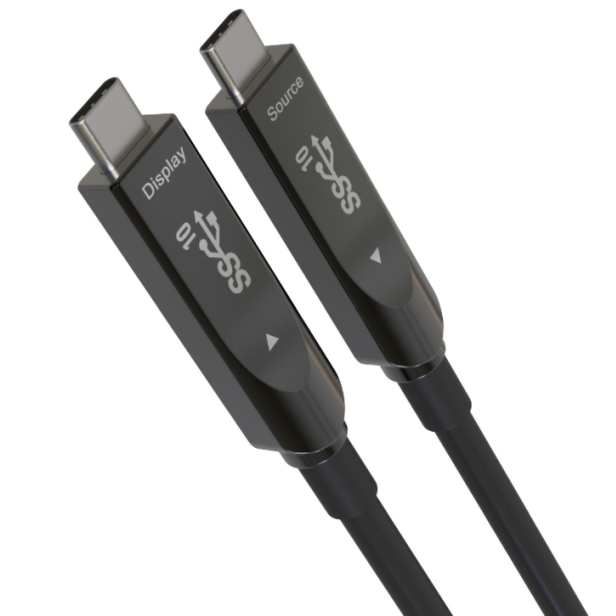 PremiumCord USB-C kábel Gen2 AOC DP1.4, 15m 