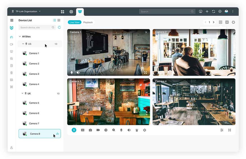 VIGI cloud VMS 1 basic license for a camera 