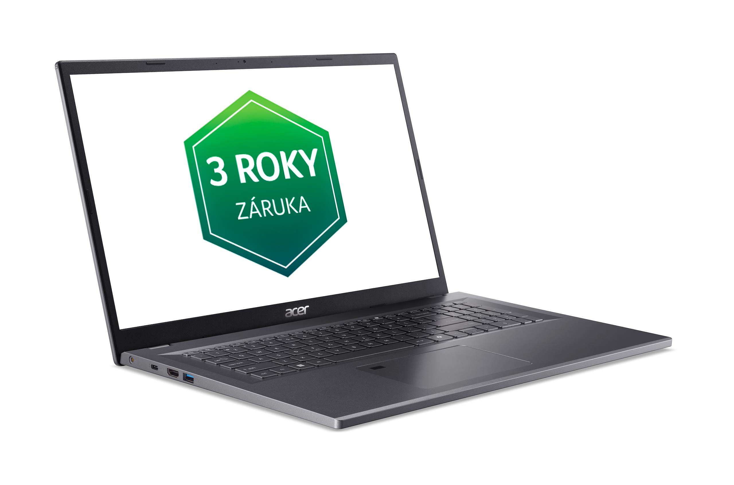 Acer Aspire 17/ A17-51M-97MM/ 9-270H/ 17, 3"/ FHD/ 16GB/ 512GB/ Intel int/ W11H/ Gray/ 2R 