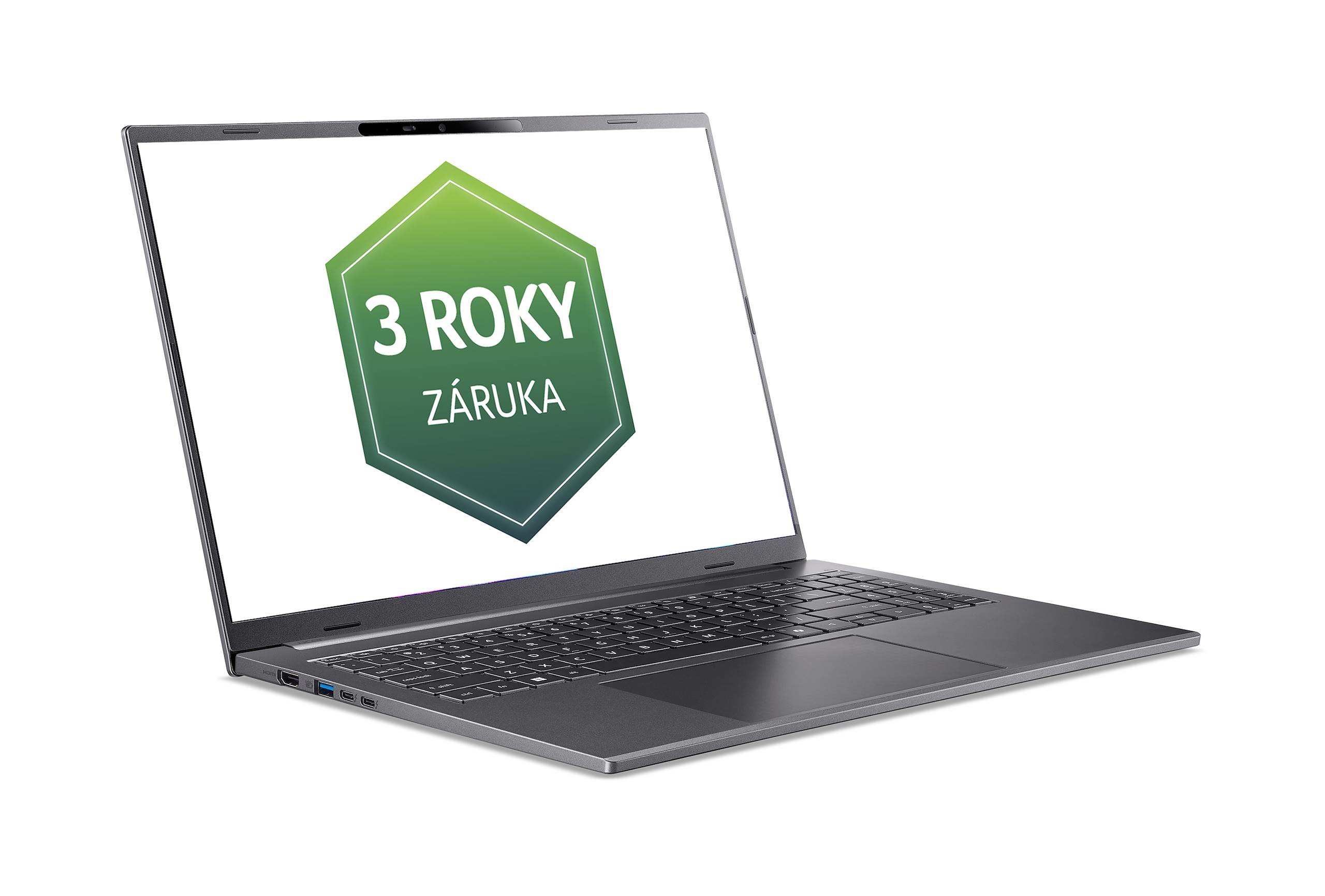 Acer Aspire 16 AI/ A16-52M-70U7/ U7-256V/ 16"/ WUXGA/ 16GB/ 512GB/ Intel int/ W11H/ Gray/ 2R 