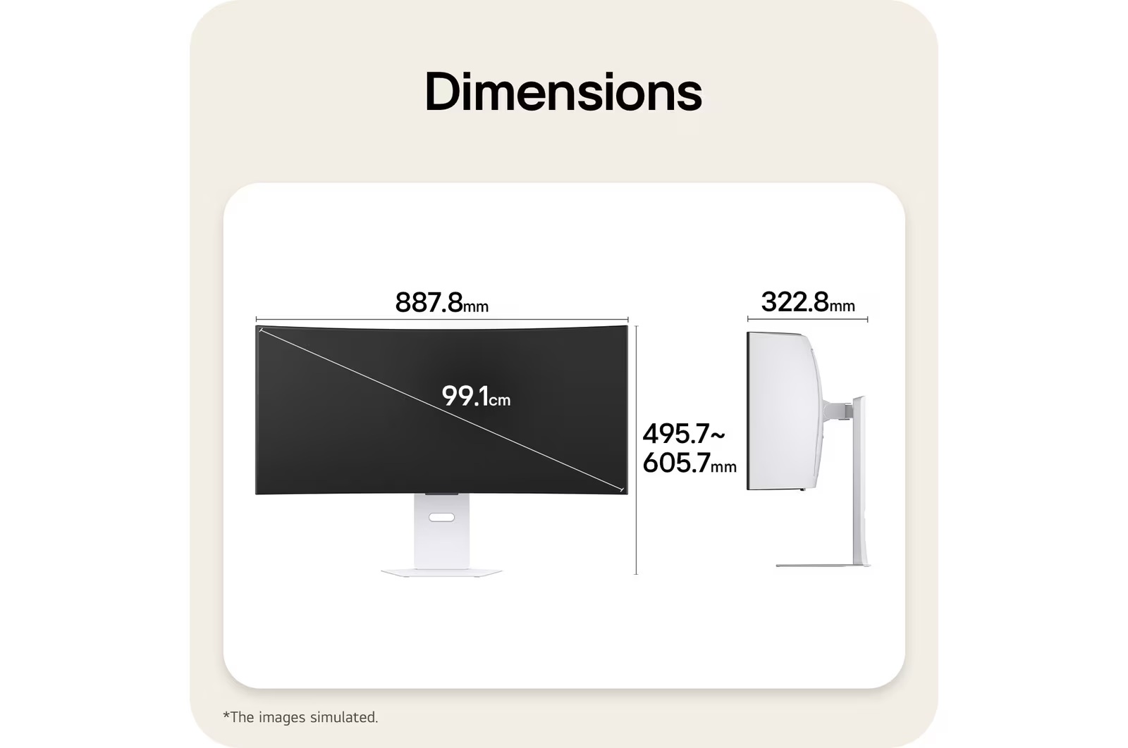 LG UltraGear/ 39GX90SB-W/ 39"/ OLED/ UWQHD/ 240Hz/ 0, 03ms/ Biela/ 2R 