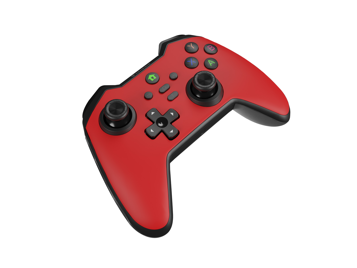 Bezdrôtový gamepad Genesis MANGAN 400 pre PC/ Switch/ Mobil, červený 
