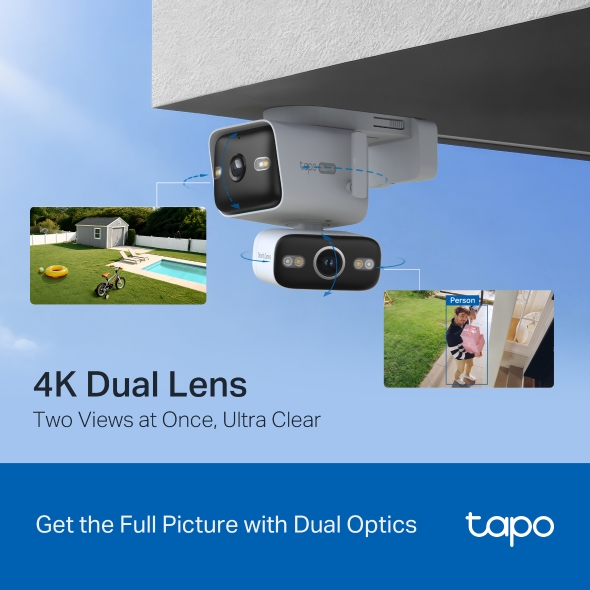 Tapo C575D Outdoo Dual Lens Pán/ Tilt Camera 