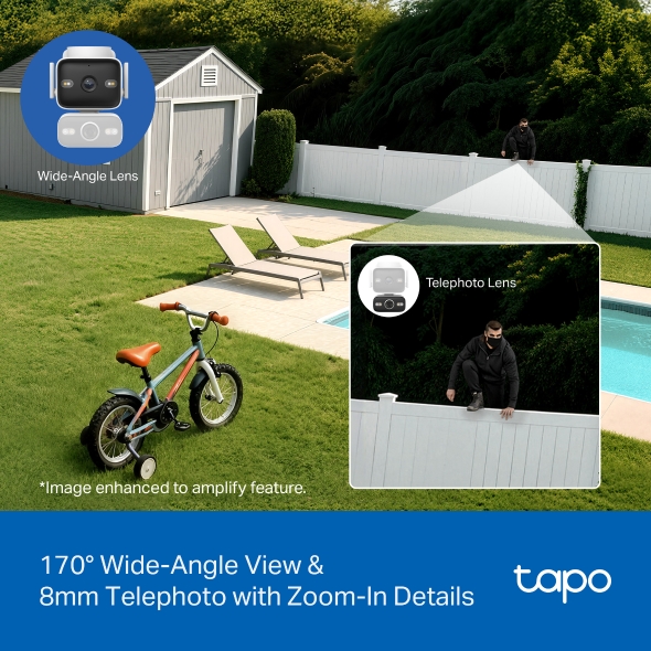 Tapo C575D Outdoo Dual Lens Pán/ Tilt Camera 