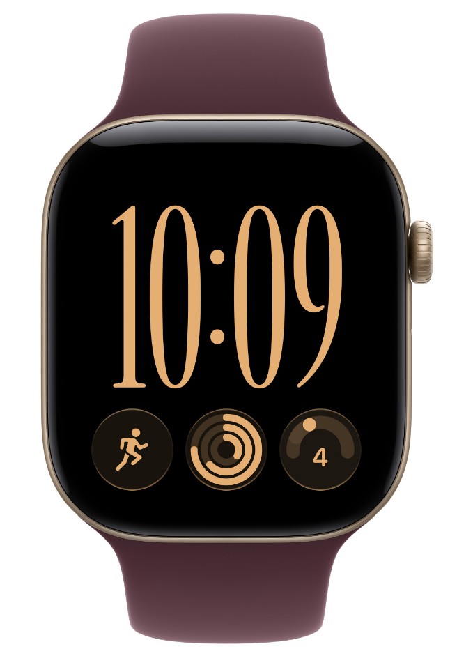 Watch Acc/ 46/ Burgundy Šport Band - M/ L 