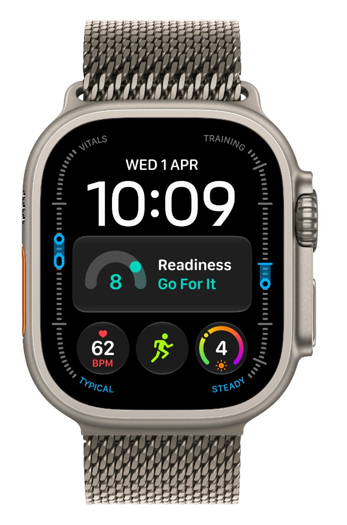 Watch Acc/ 49/ Natural Titan.Milanese Loop - M 