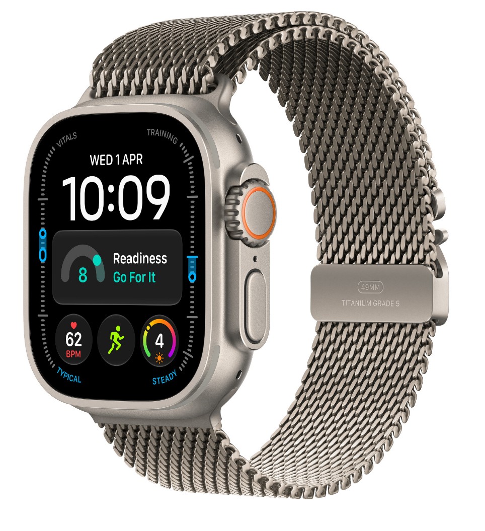 Watch Acc/ 49/ Natural Titan.Milanese Loop - M 