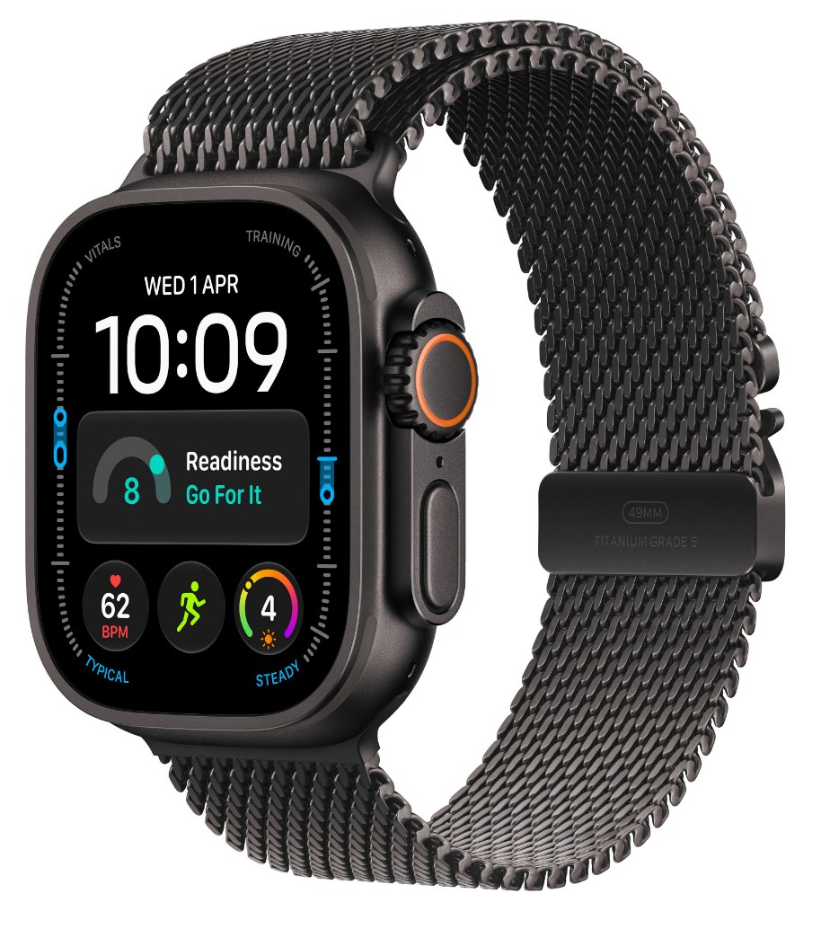 Watch Acc/ 49/ Black Titan.Milanese Loop - M 
