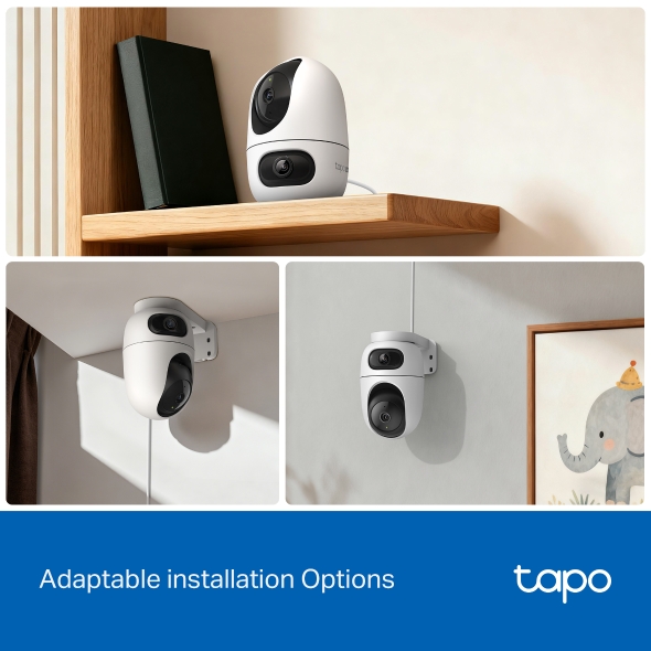 Tapo C245D Dual Lens Pan/ Tilt Security Camera 