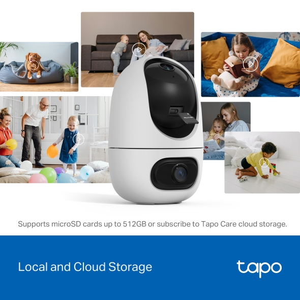 Tapo C245D Dual Lens Pan/ Tilt Security Camera 