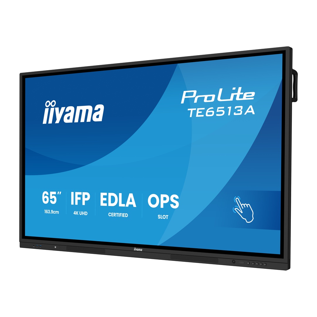 65" iiyama TE6513A-B3AG: IPS, 4K, EDLÁ, NFC 