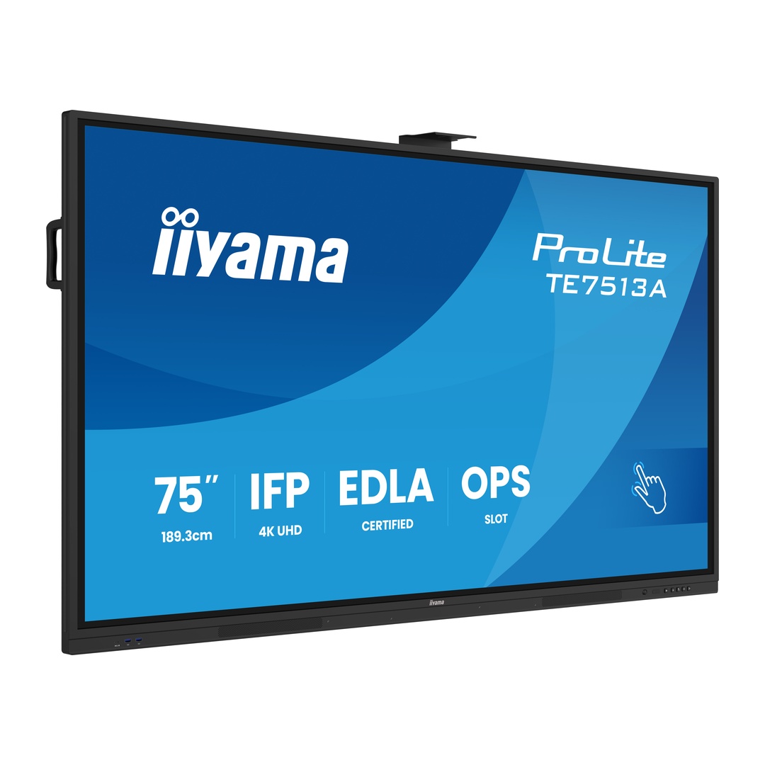 75" iiyama TE7513A-B3AG: IPS, 4K, 40P, EDLÁ 