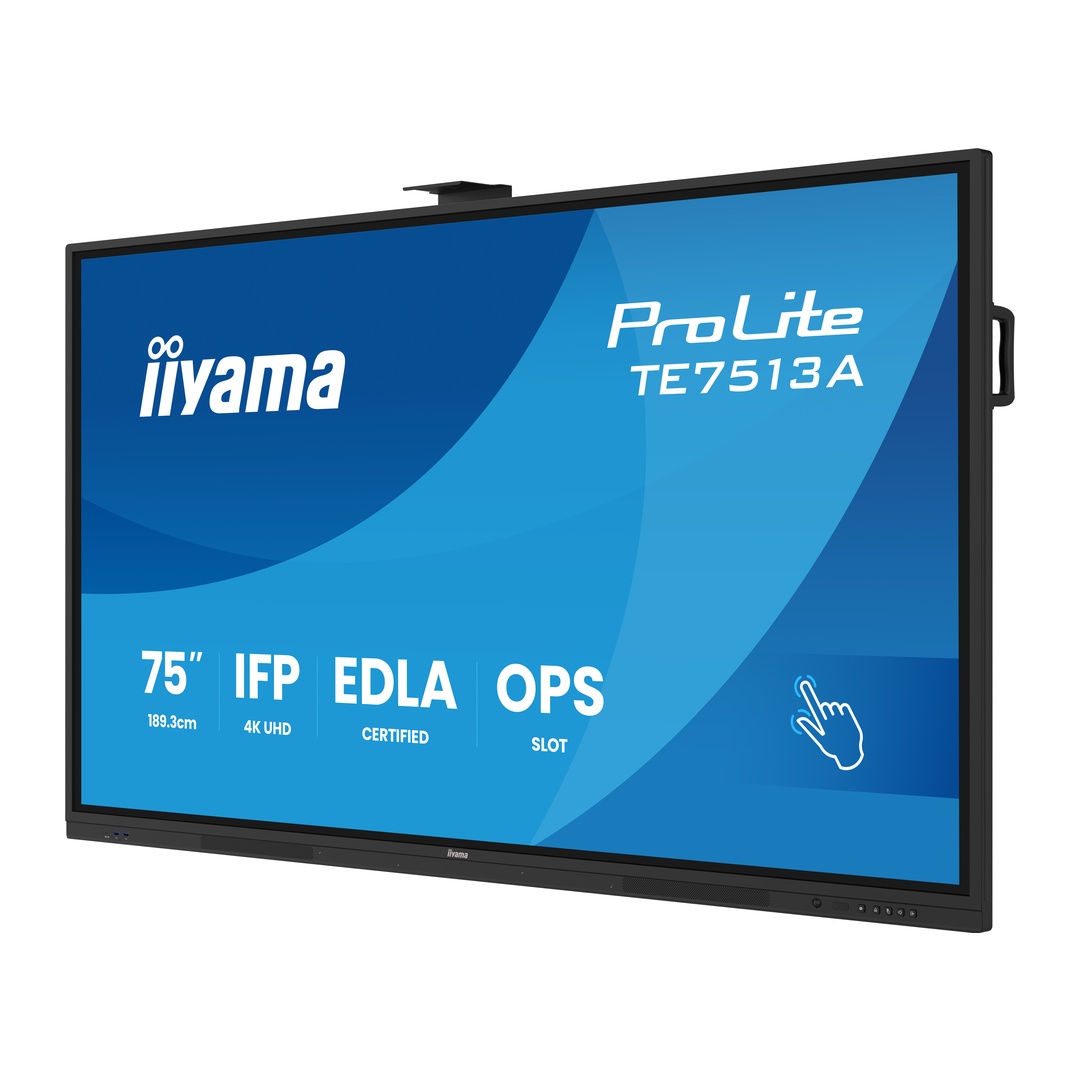 75" iiyama TE7513A-B3AG: IPS, 4K, 40P, EDLÁ 