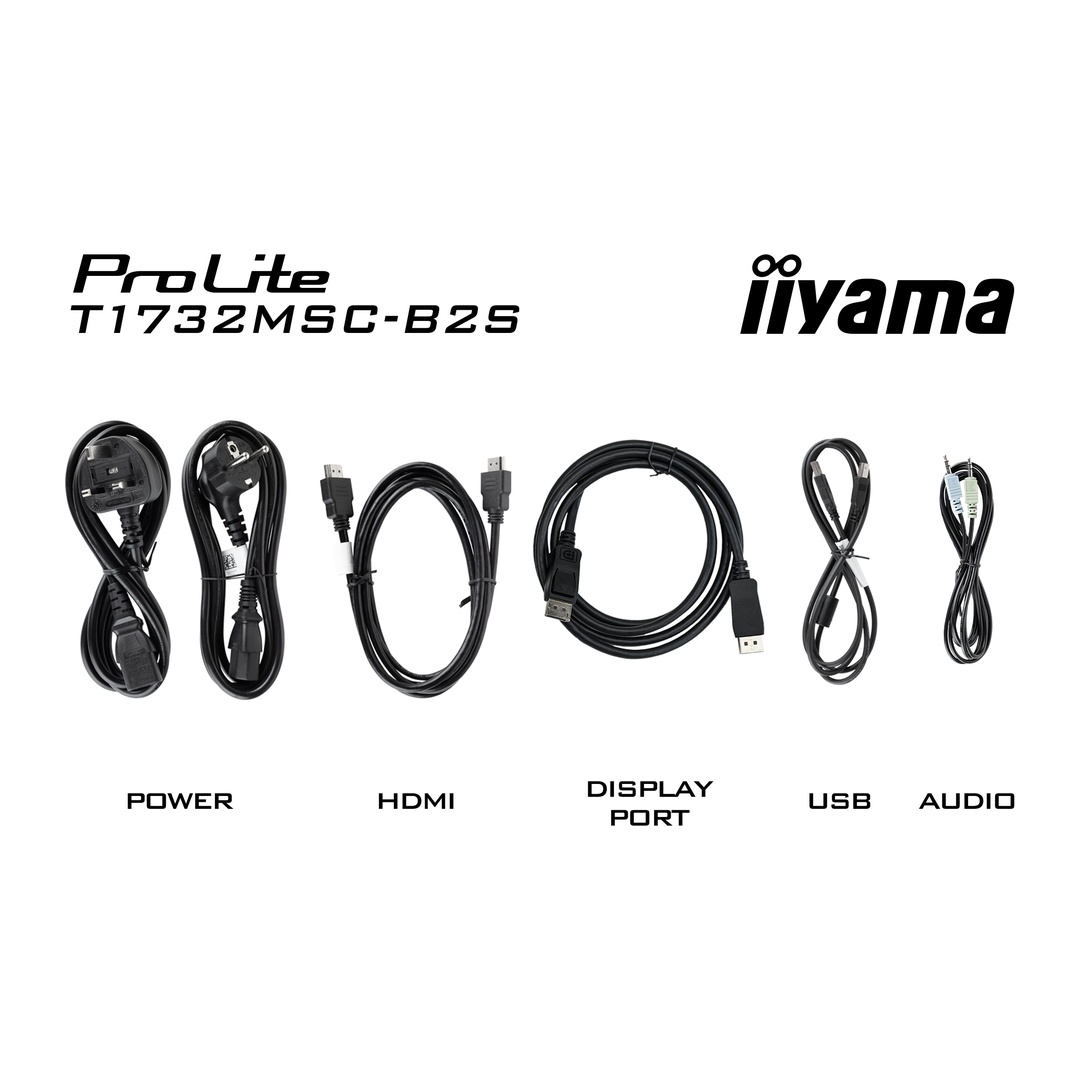 17" iiyama T1732MSC-B2S: PCAP, 1280x1024, HDMI, DP 