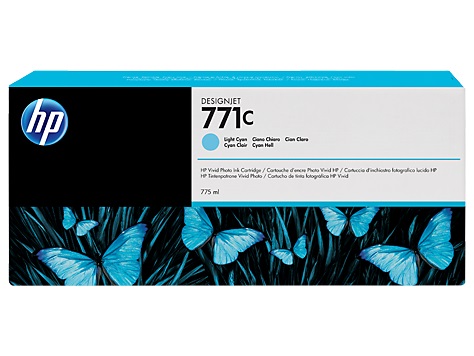 HP no 771C svetlo azúrová ink.kazeta, B6Y12A