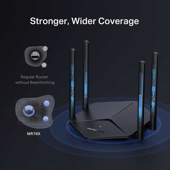 Mercusys MR78X AX2700 WiFI 6 Dual-Band router 