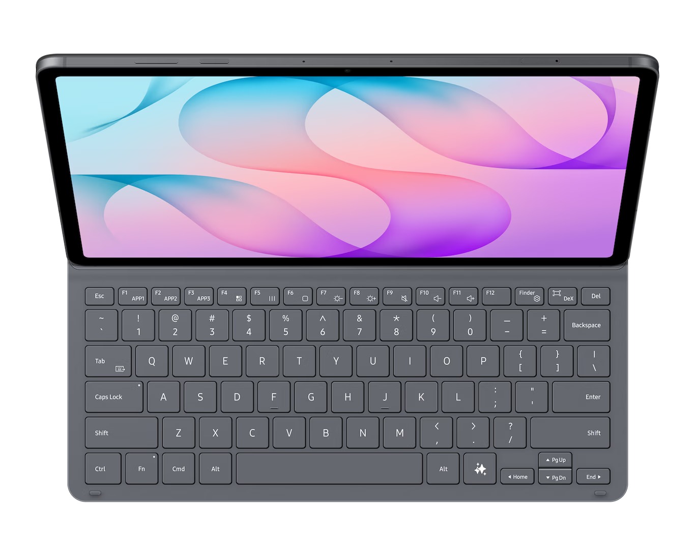 Samsung Ochranný kryt s klávesnicou pre Tab S12+, Black 
