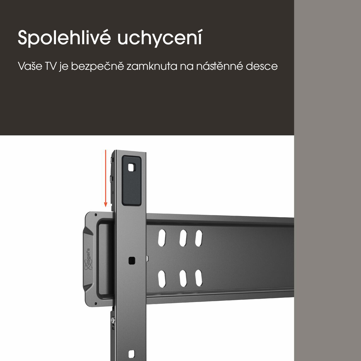 Vogel"s TVM 5505, fixný TV držiak obrazovky 32-77", 75 kg 