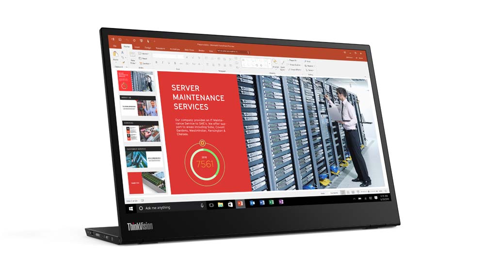 Lenovo ThinkVision/ M14/ 14"/ IPS/ FHD/ 60Hz/ 6ms/ Black/ 3R 