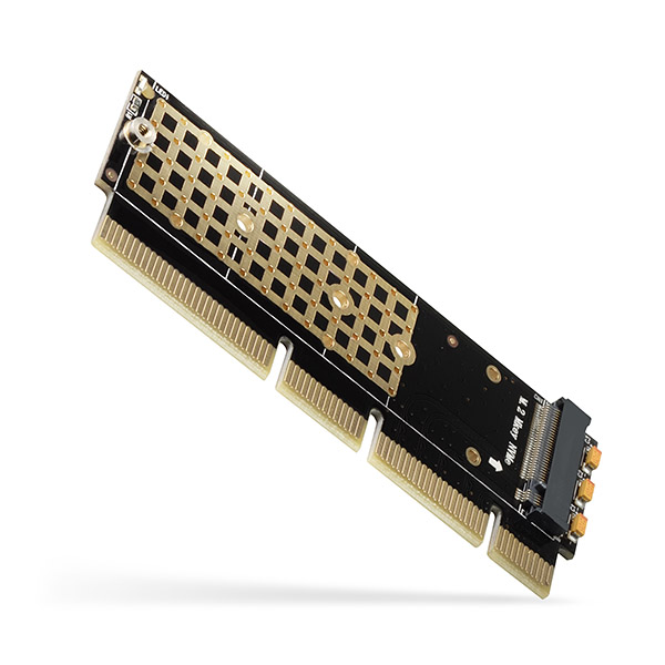 AXAGON PCEM2-1U, PCIe x16/ x8/ x4 - M.2 NVMe M-key slot adaptér, 1U 