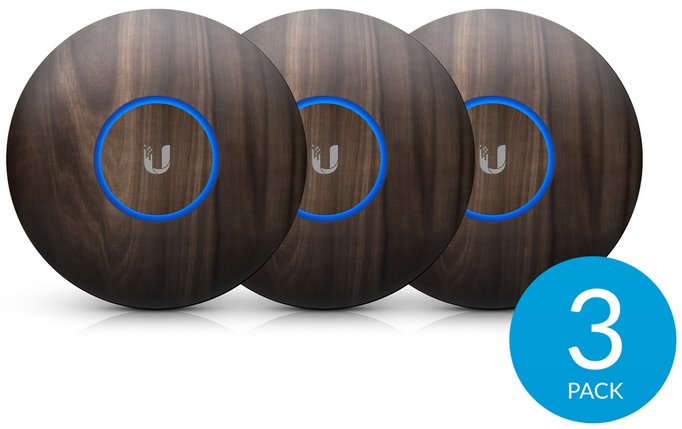 Ubiquiti kryt pre UAP-nanoHD, U6 Lite a U6+, drevený motív, 3 kusy