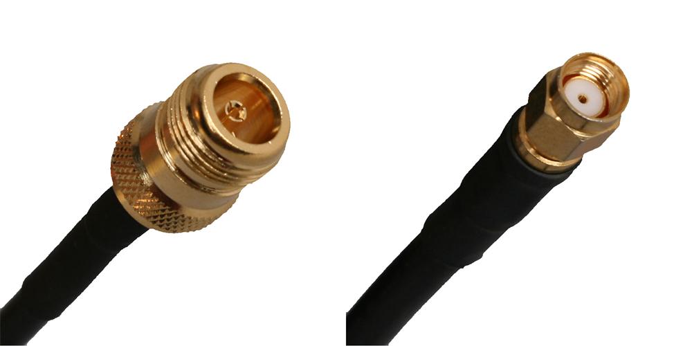 Pigtail 1m 5GHz RF240 RSMA male(dierka) - N Fem.