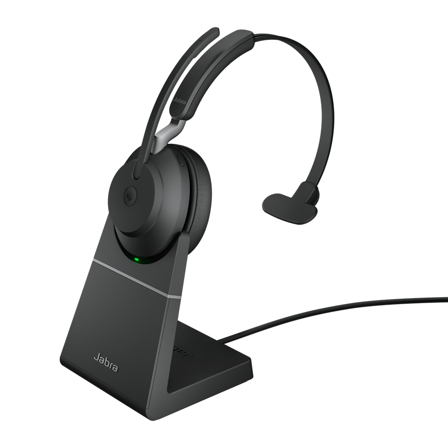 Jabra Evolve2 65/ Mono/ BT/ Bezdrať/ MS/ Stand/ Čierna