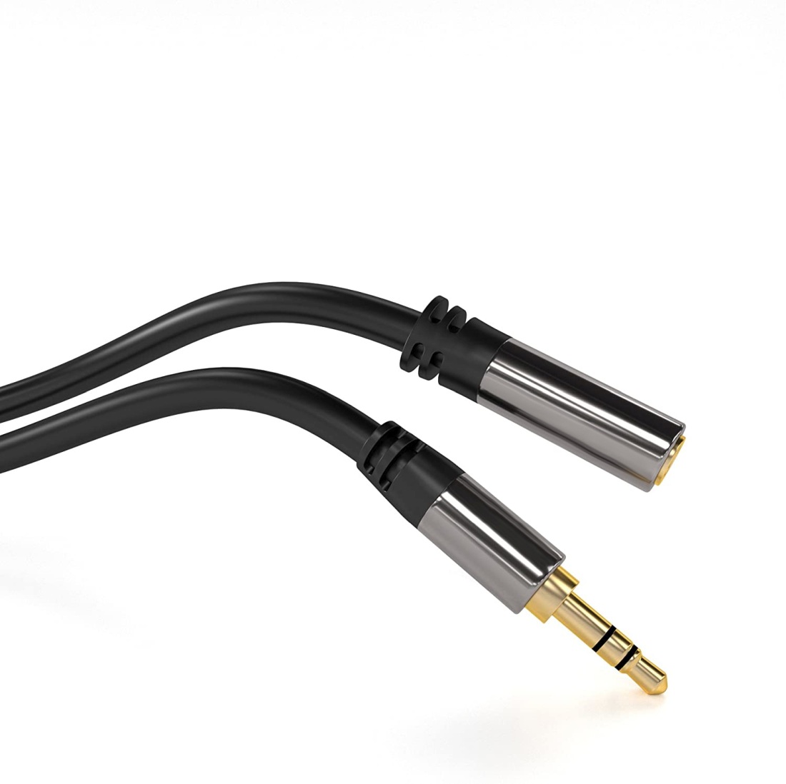 PremiumCord HQ tienený predlžovací kábel Jack 3.5mm - Jack 3.5mm M/ F 5m 