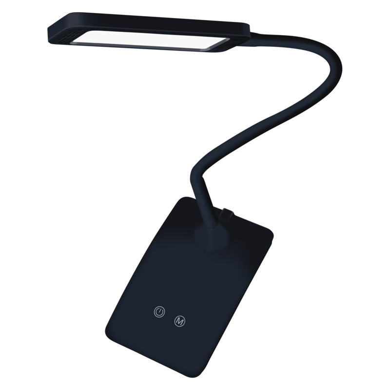 LED STOLNÁ LAMPA EDDY ČIERNA