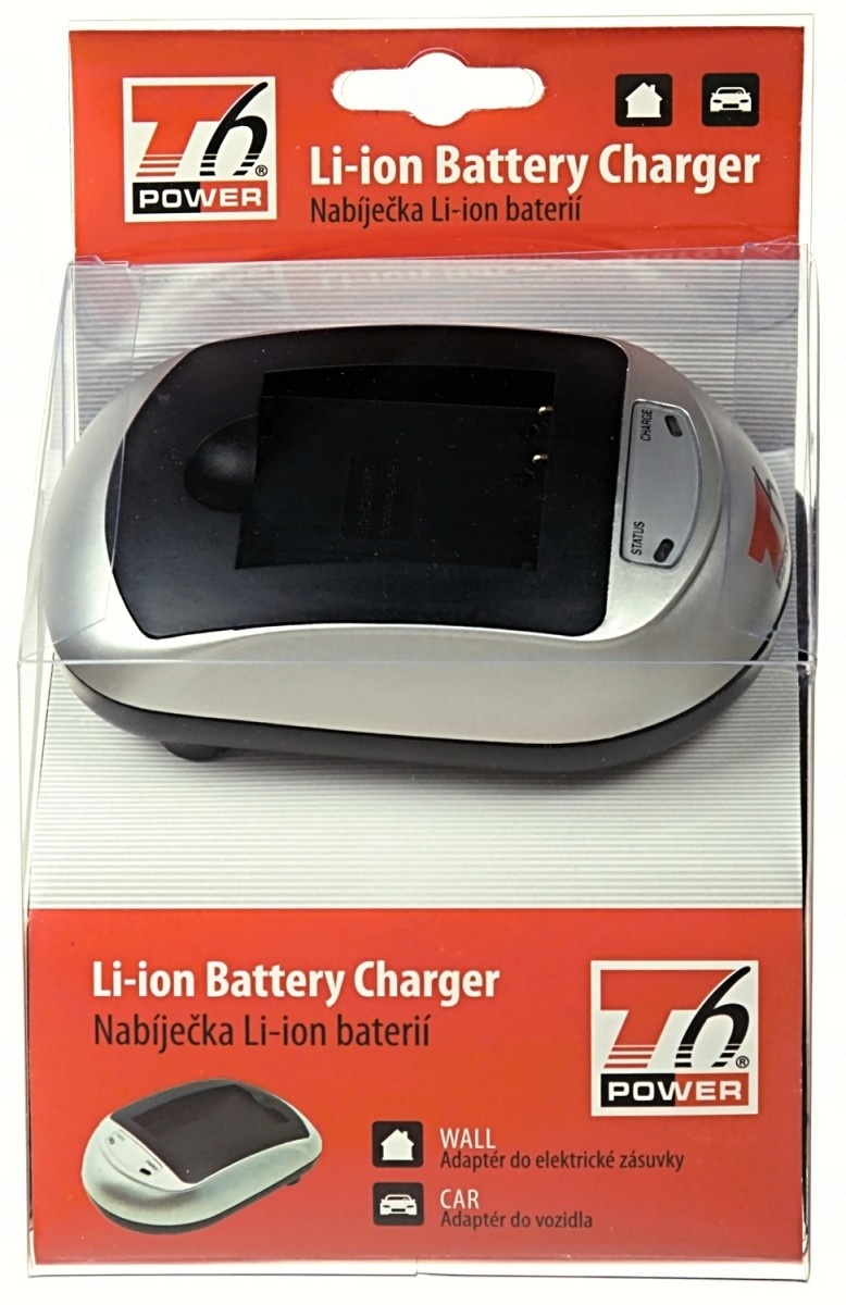Nabíjačka T6 Power Panasonic DMW-BM7, CGA-S002, CGA-S006, 230V, 12V, 1A 