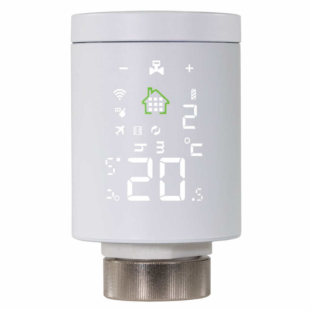 EVOLVEO Heat M30v2 Pack, 2× múdra termostatická hlavica na radiátor & 1x ZADARMO centrálna jednotka 