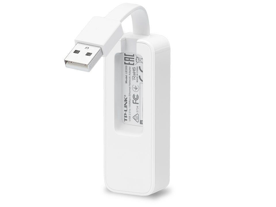 TP-Link UE200 USB 2.0 ethernetový sieťový adaptér s rýchlosťou až 100Mbit/ s 