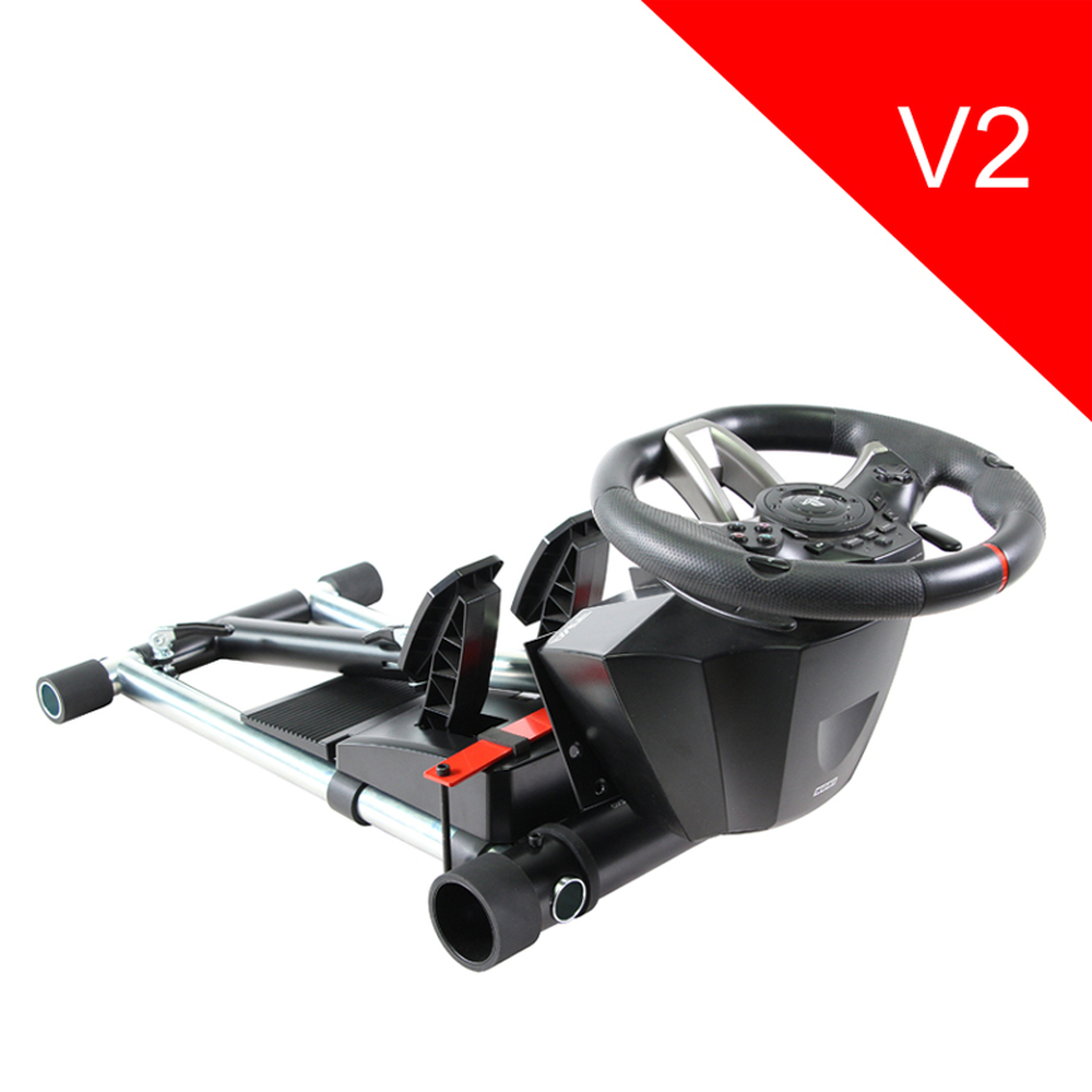Wheel Stand Pro DELUXE V2, stojan pre volant a pedále pre Hori Overdrive a Apex 