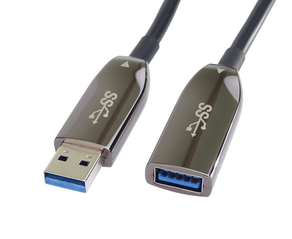 PremiumCord USB 3.2 + 2.0 AOC predlž. kábel, 15m 