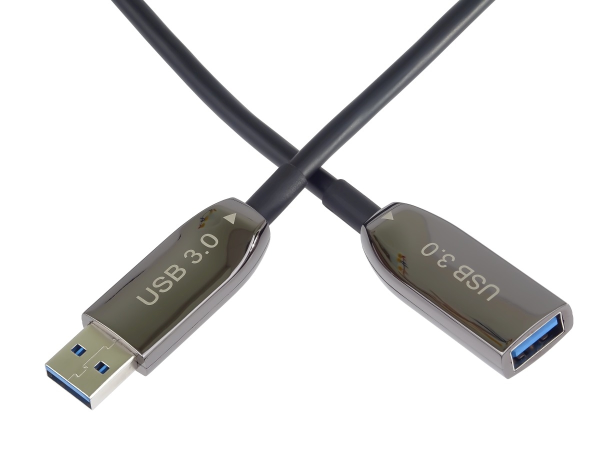 PremiumCord USB 3.2 + 2.0 AOC predlž. kábel, 15m 