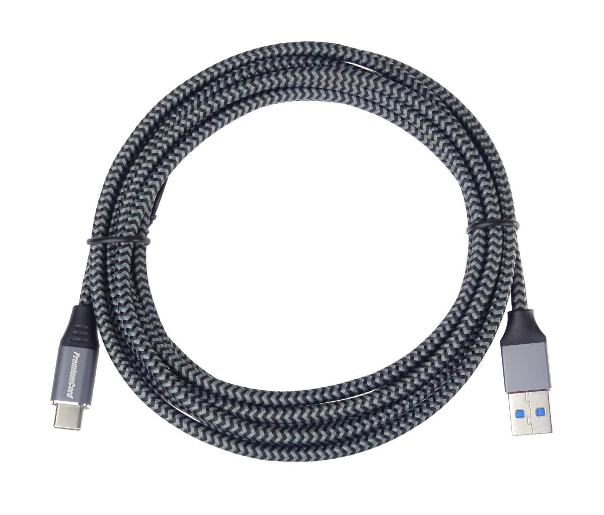PremiumCord kábel USB-C - USB 3.0 A (USB 3.1 generation 1, 3A, 5Gbit/ s) 1m oplet 