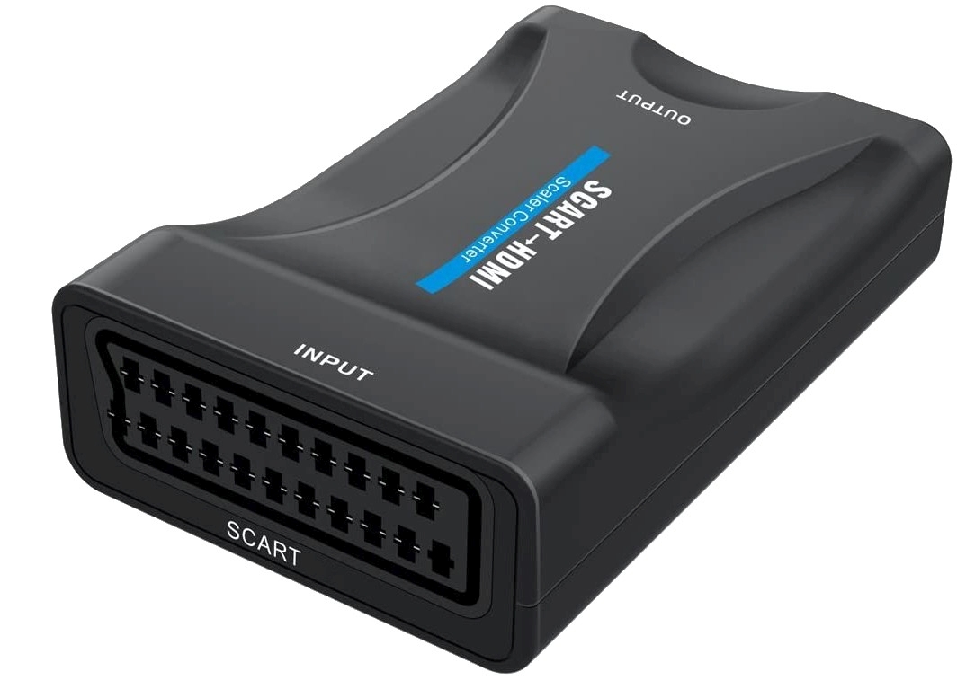 PremiumCord Prevodník SCART na HDMI 1080P s napájacím zdrojom 230V 