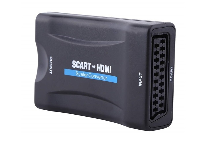 PremiumCord Prevodník SCART na HDMI 1080P s napájacím zdrojom 230V 