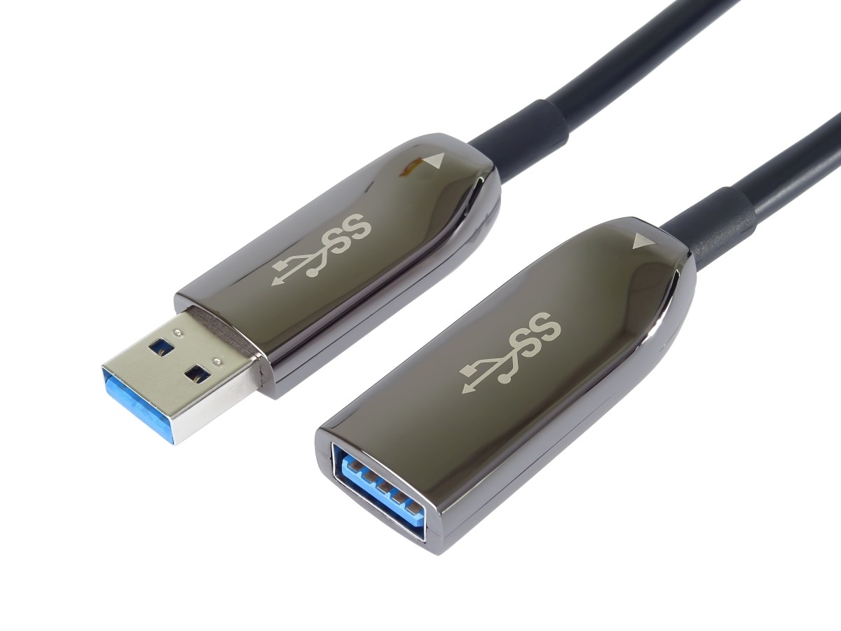 PremiumCord USB 3.2 + 2.0 AOC predlž. kábel, 7m 