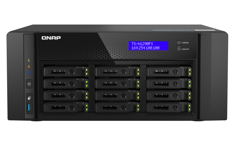 QNAP TS-h1290FX-7232P-64G (AMD EPYC, 64GB ECC RAM, 12x 2, 5