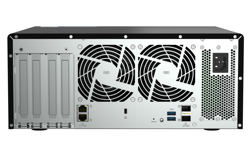 QNAP TS-h1290FX-7302P-128G (AMD EPYC, 128GB ECC RAM, 12x 2, 5" U.2, 2x M.2 NVMe, 2x 2, 5GbE, 2x 25GbE) 