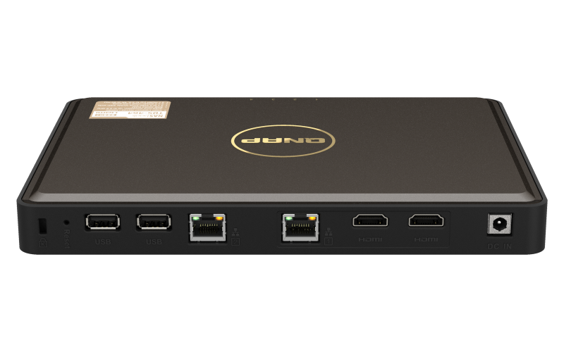 QNAP TBS-464-8G (4core 2, 9GHz, 8GB RAM DDR4, 4x M.2 NVM slot, 2x 2, 5GbE, 5x USB, 2x HDMI 2.0 4K) 