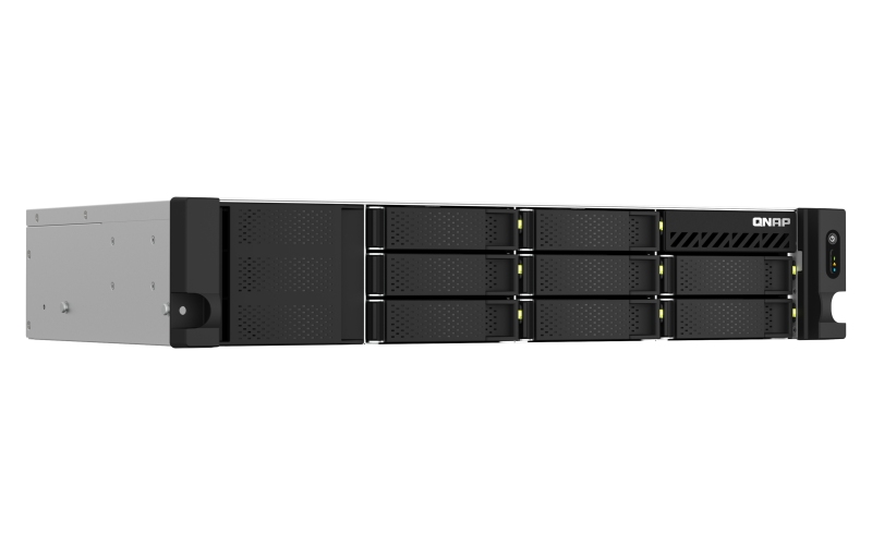 QNAP TS-873AeU-4G (Ryzen 2, 2 GHz, 4 GB RAM, 8xSATA, 2x2, 5 GbE, 1xPCIe, 2xM.2 sloty, malá hĺbka) 