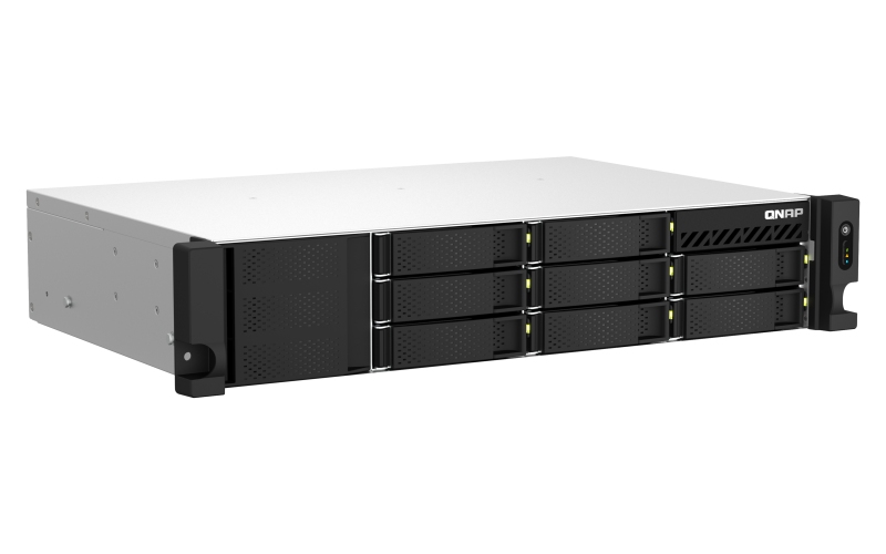 QNAP TS-873AeU-4G (Ryzen 2, 2 GHz, 4 GB RAM, 8xSATA, 2x2, 5 GbE, 1xPCIe, 2xM.2 sloty, malá hĺbka) 