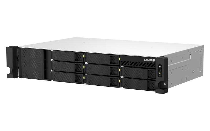 QNAP TS-873AeU-RP-4G (Ryzen 2, 2GHz, 4GB RAM, 8xSATA, 2x2, 5GbE, 1xPCIe, 2xM.2, 2xzdroj, malá hĺbka) 