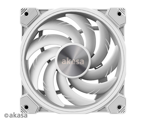 ventilátor Akasa - 12 cm - SOHO AR argb biely 
