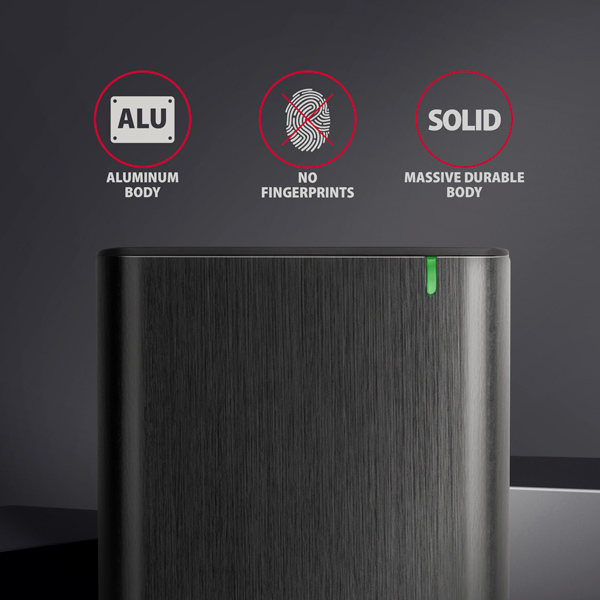 AXAGON EE25-A6M, USB 3.2 Gen 1 - SATA 6G 2.5" kovový RAW box, bezskrutkový 