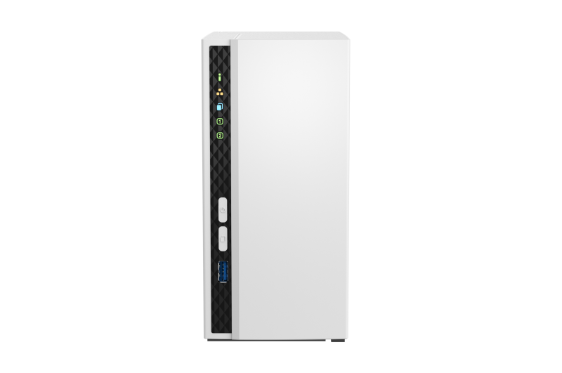 QNAP TS-233 (4core 2, 0 GHz + NPU, 2GB DDR4 RAM, 2x SATA, 1x GbE, 1x USB 2.0, 1x USB 3.2) 