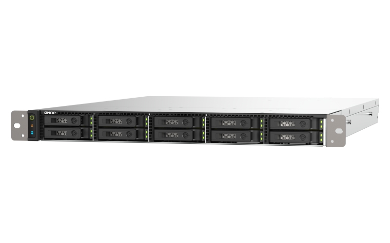 QNAP TS-h1090FU-7232P-64G (AMD EPYC, 64GB ECC RAM, 10x 2, 5" U.2/ SATA, 2x PCIe, 2x 2, 5GbE, 2x 25GbE) 